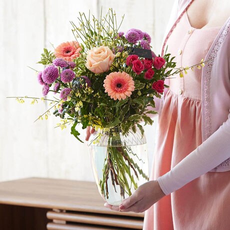Mother's Day Brights in a Vase Flower Arrangement